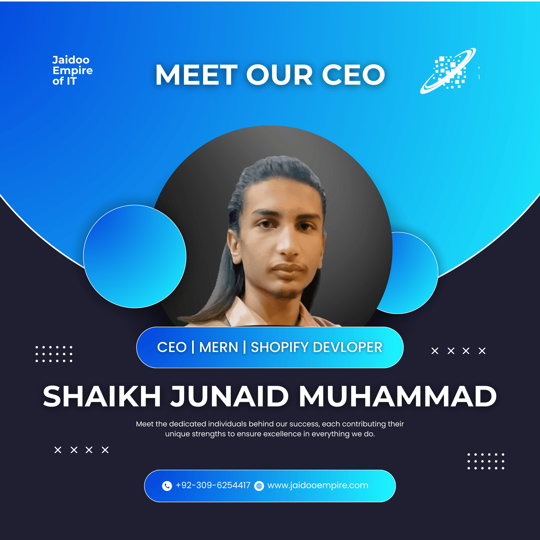 CEO + MERN Web Developer - Shaikh Junaid Muhammad